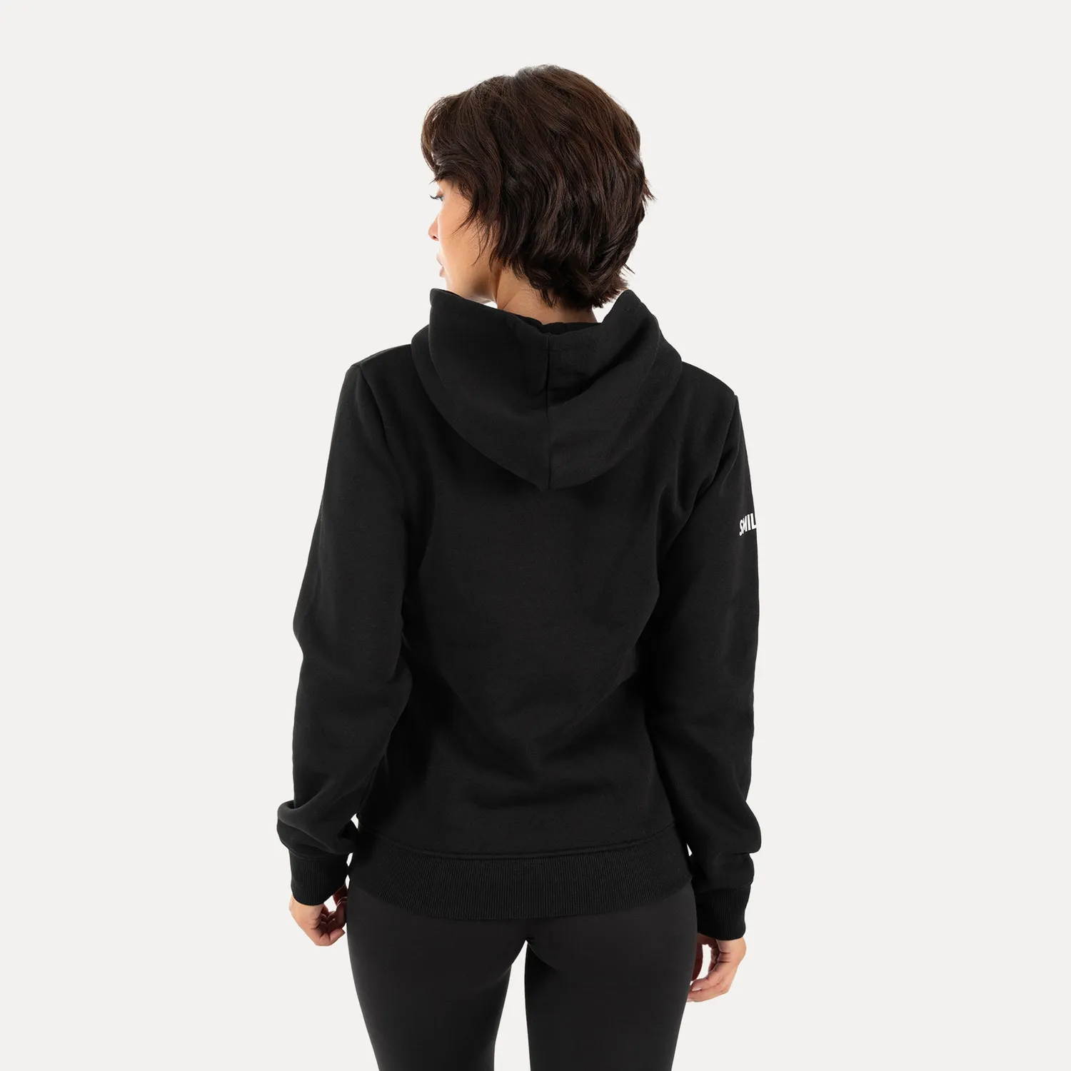 Smilodox Saria Zip Hoodie Damen Schwarz