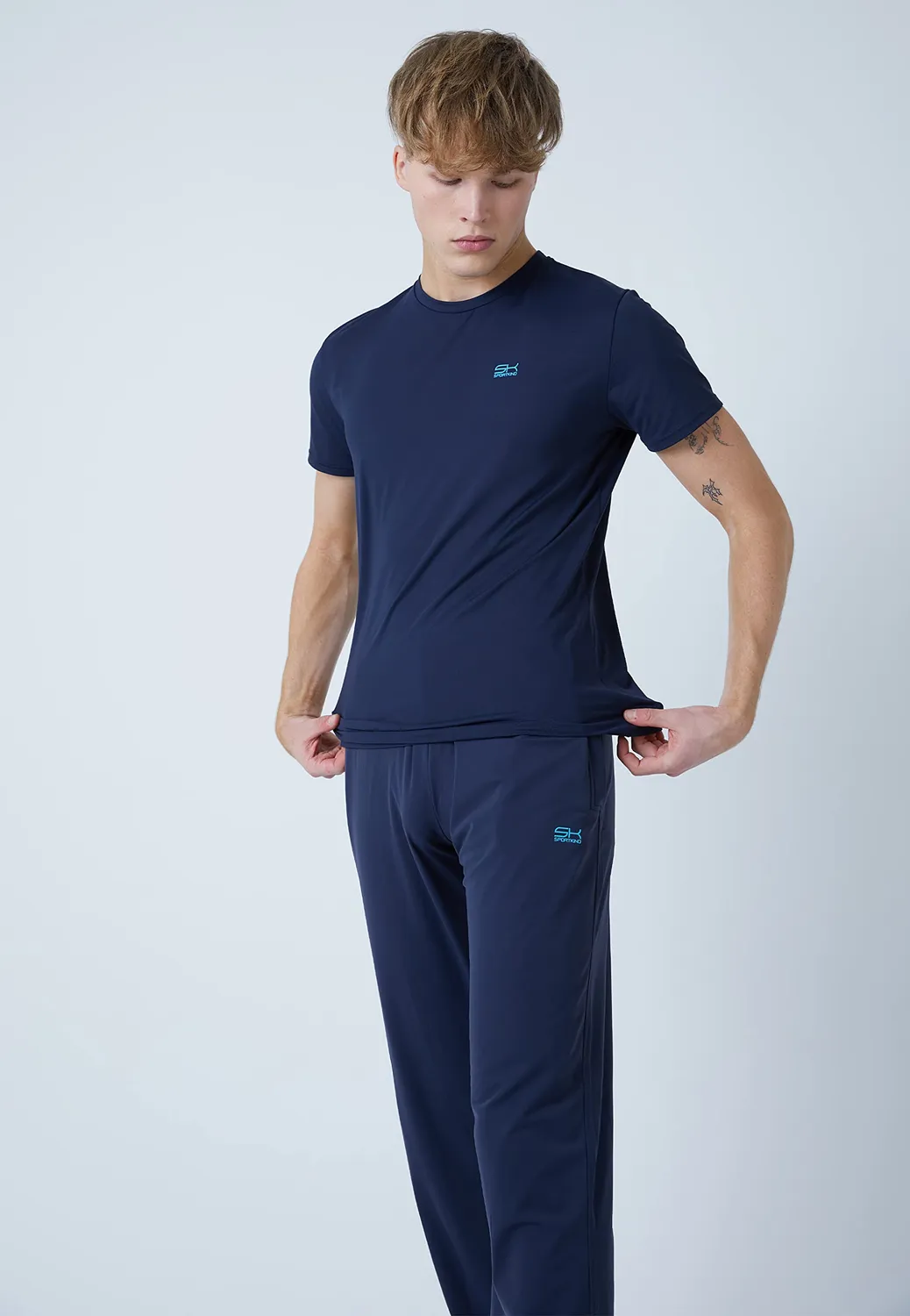 SPORTKIND Jogginghose Herren atmungsaktiv Taschen