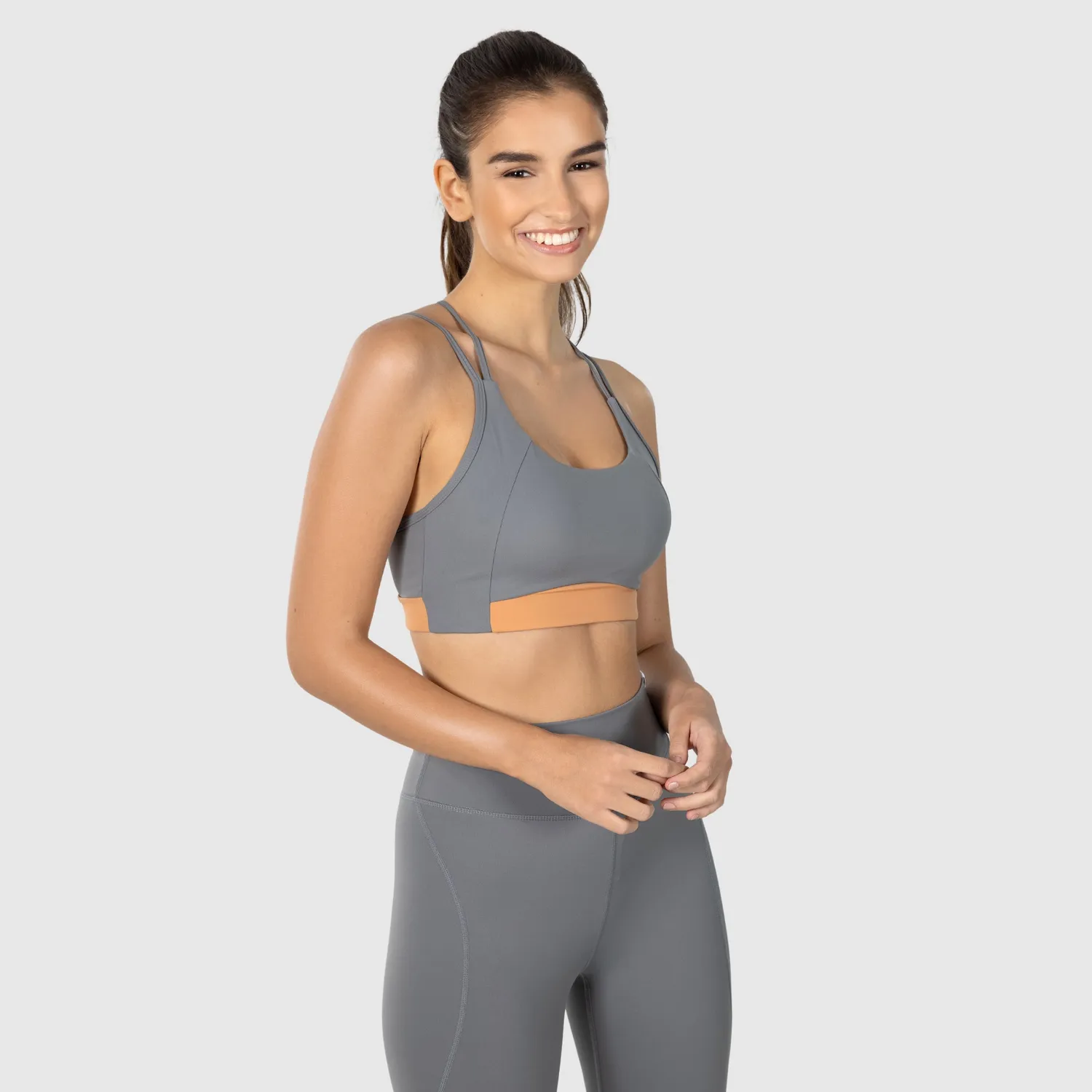 Smilodox Advanced Vickie Sport BH Damen Schwarz Shaped Fit