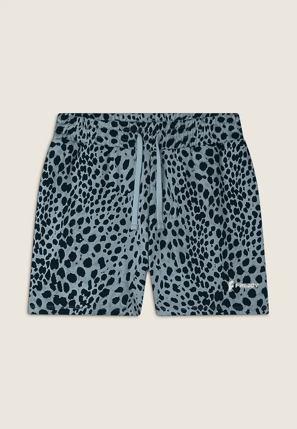Freddy Animalier Shorts Damen French Terry Leo Rosa