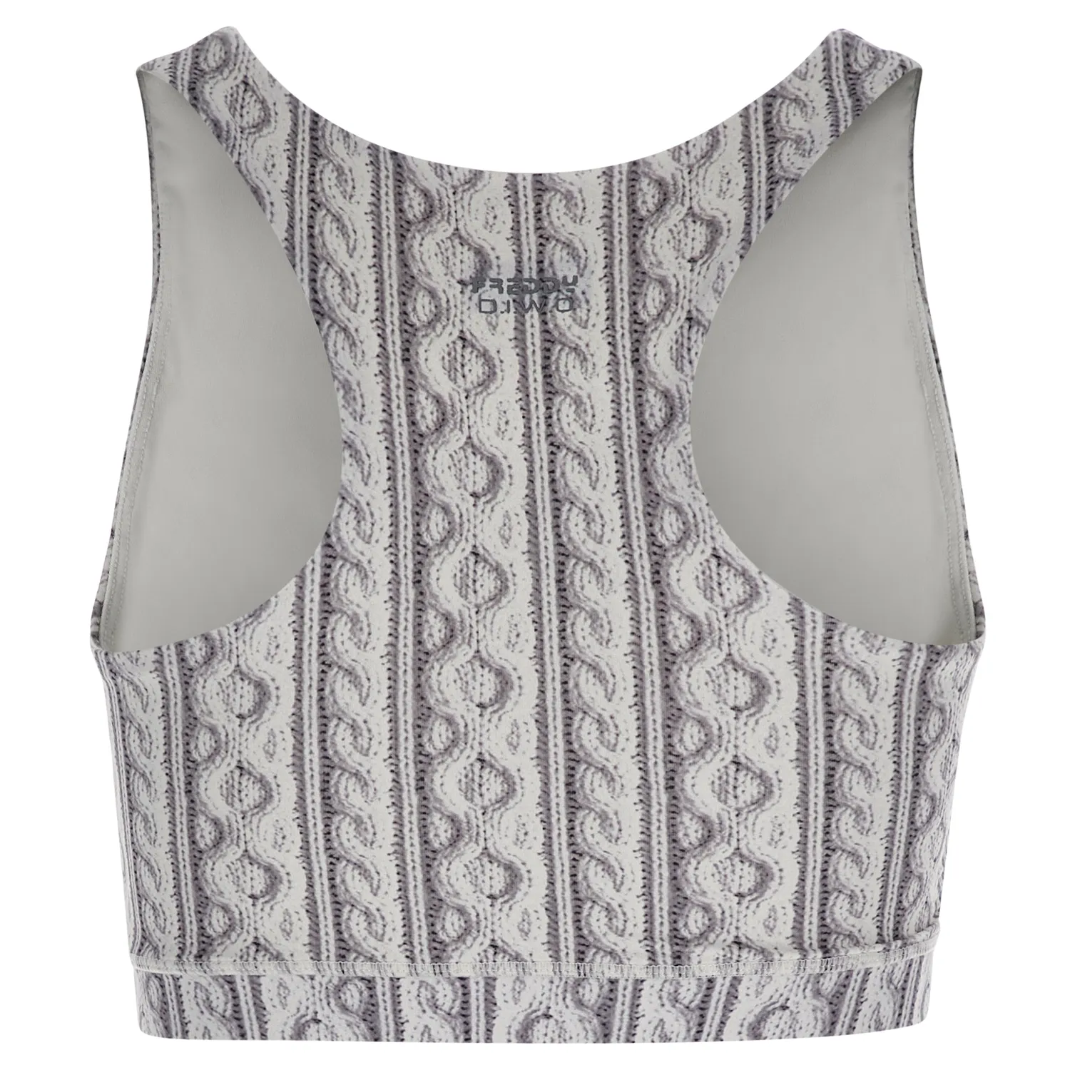 Freddy Sport-BH Tricot-Print grau mittlerer Halt