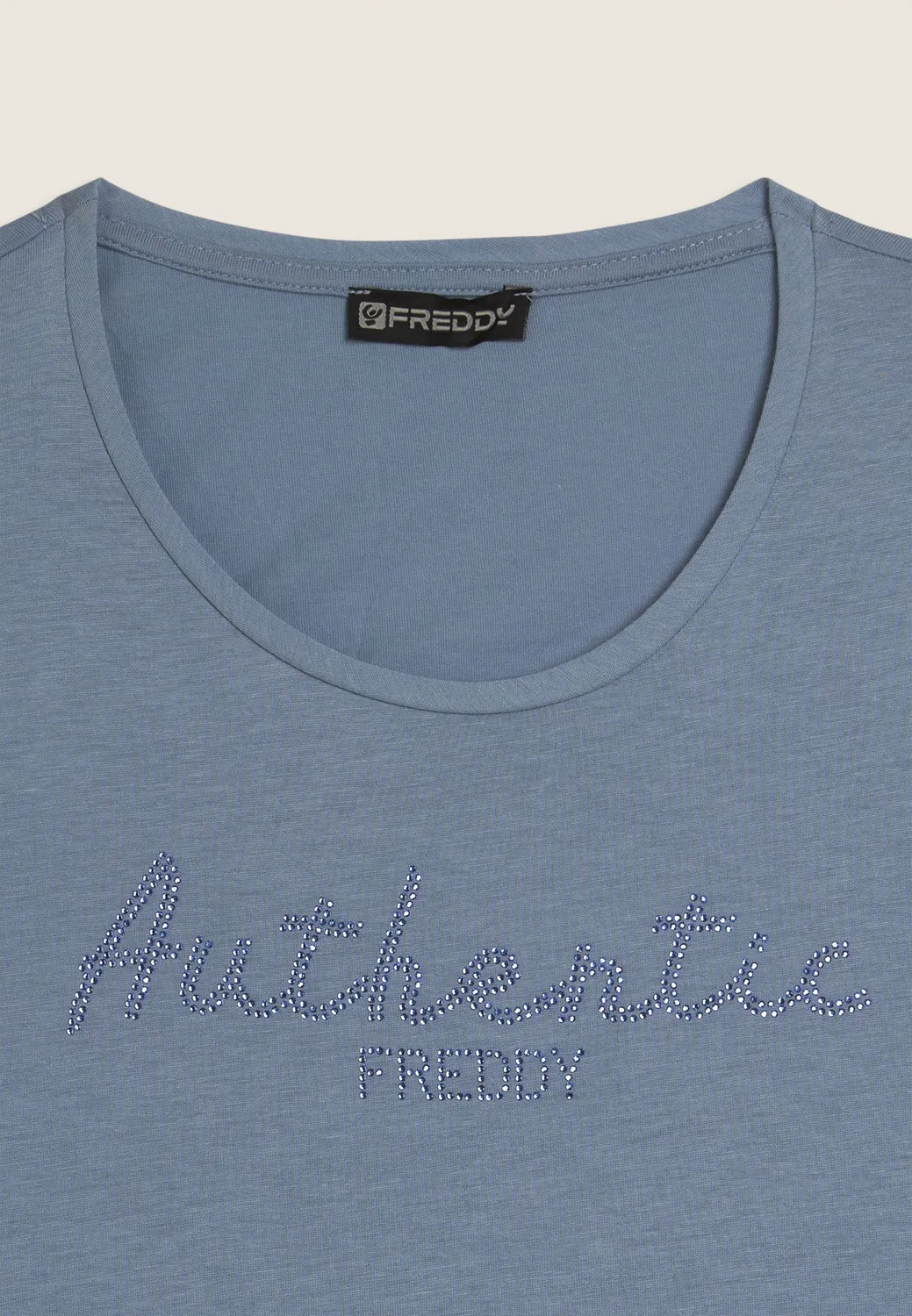 Freddy Authentic Tanktop Dark Sapphire Strass