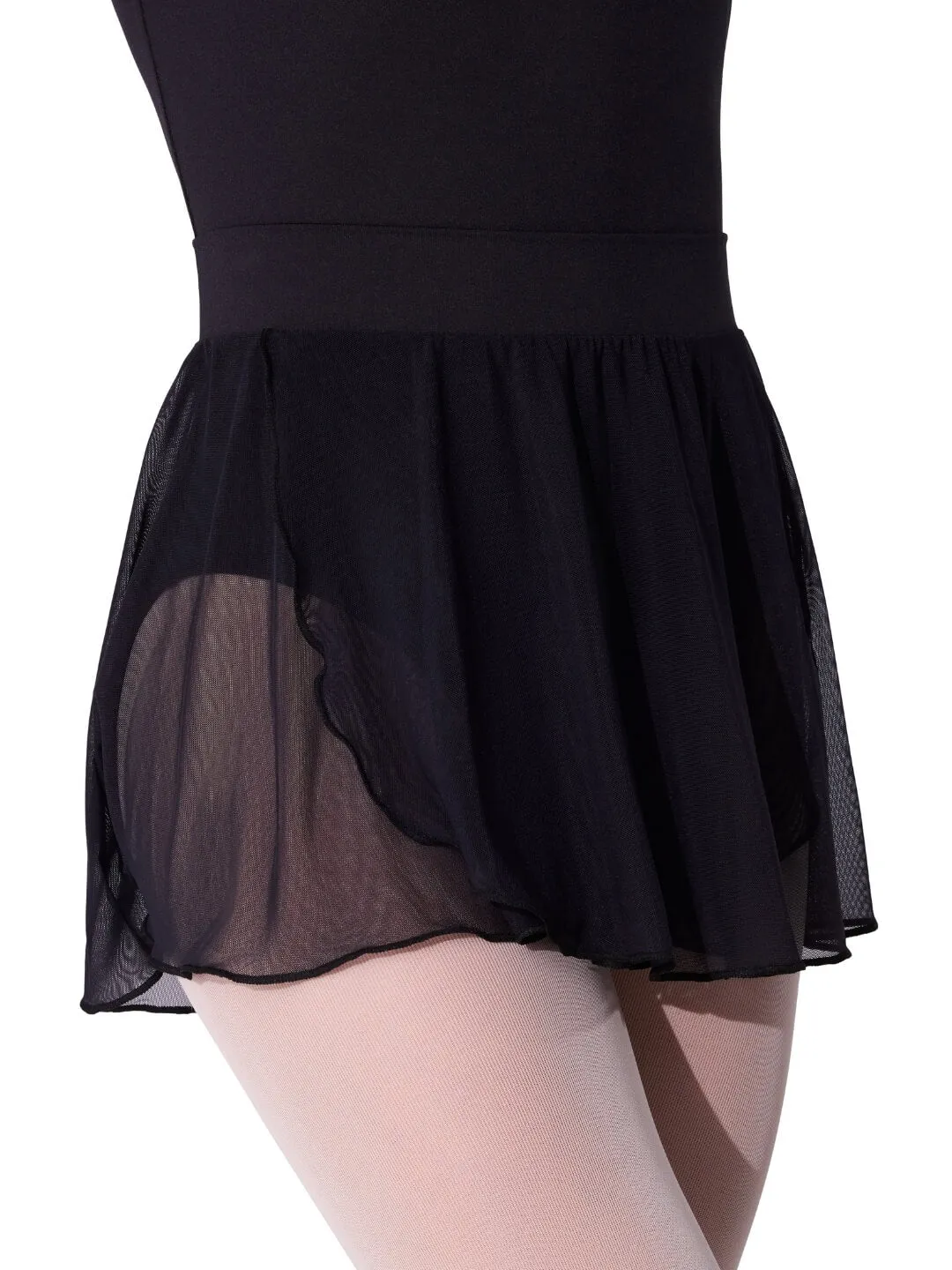 Capezio Class Collection ES2007C Ballettrock Schwarz Wickeloptik