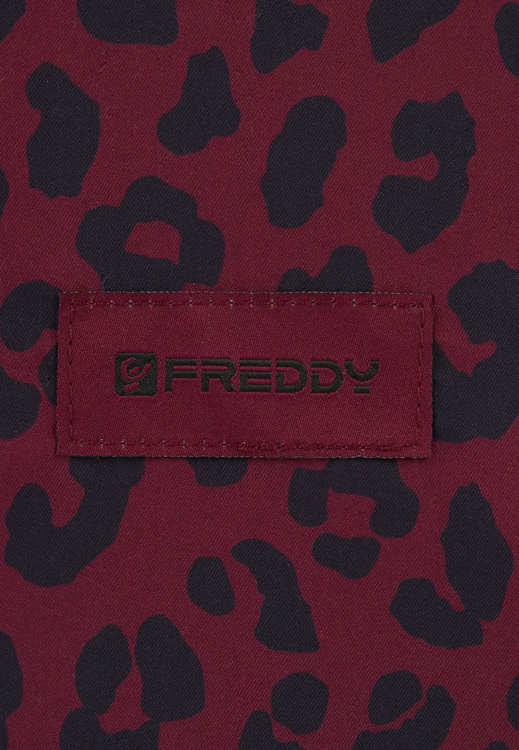 Freddy Clutch Leopard Polyester Reissverschluss