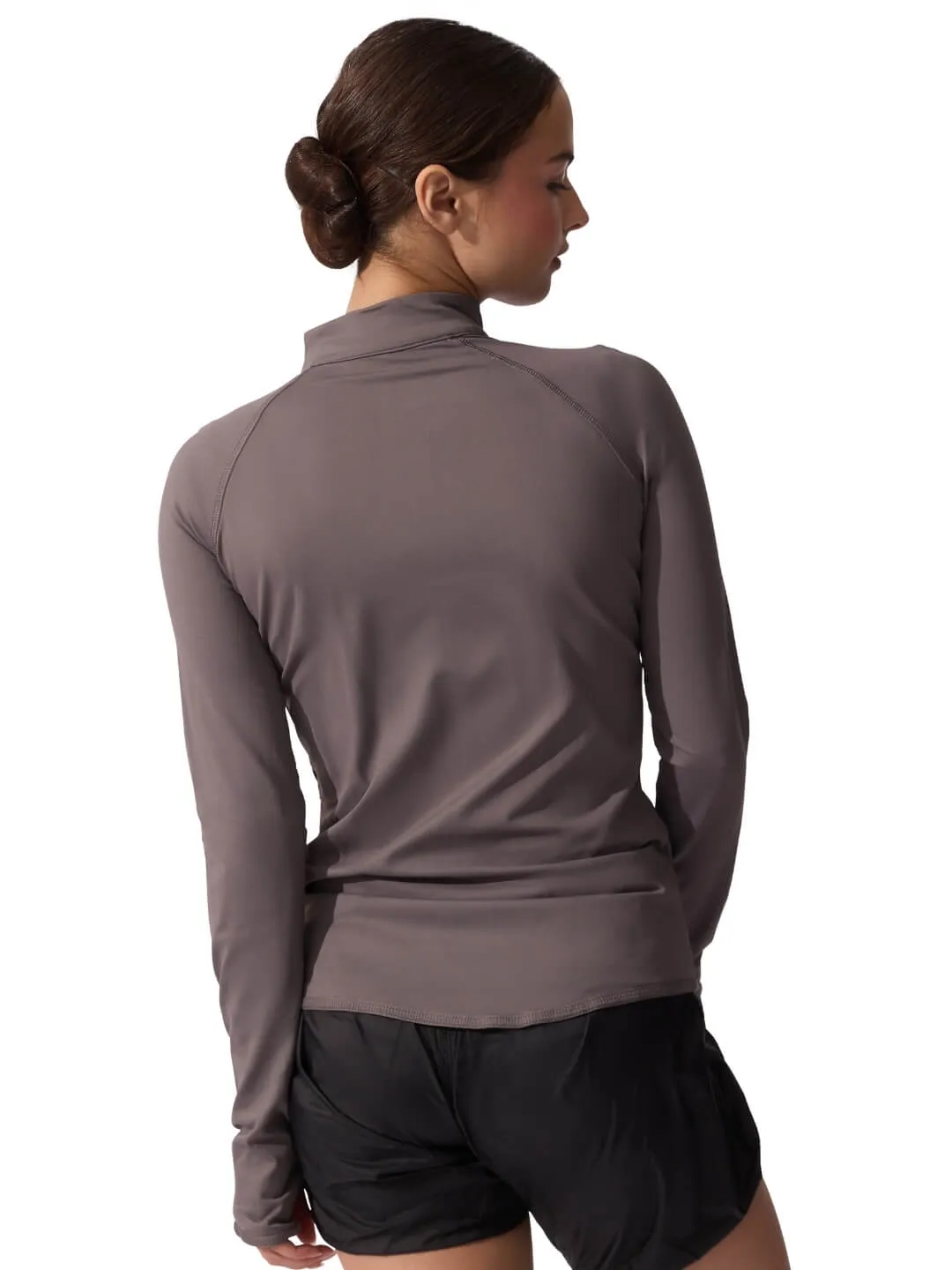 Capezio Studio Collection SE1069U Jacke Schwarz mit Daumenloch