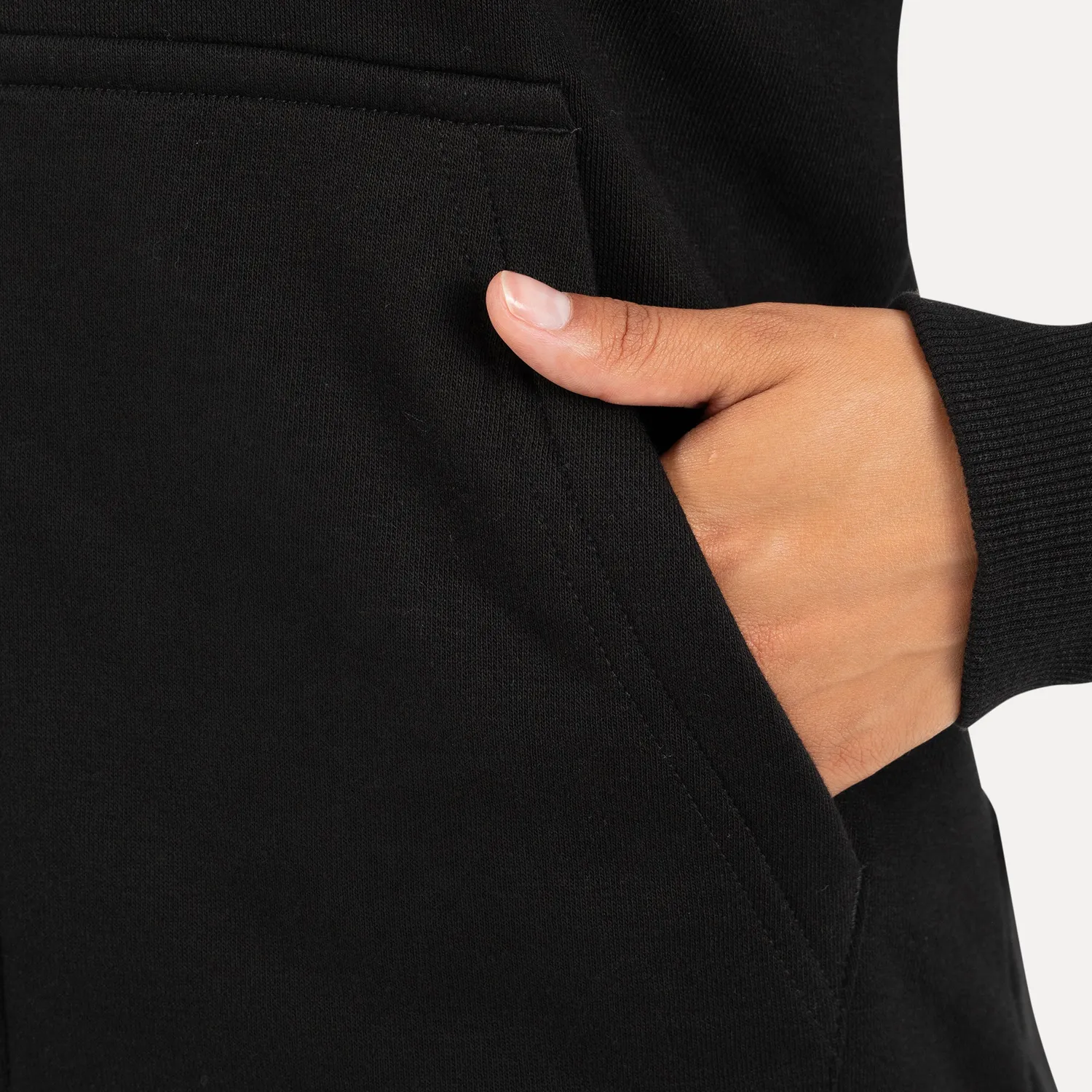 Smilodox Saria Zip Hoodie Damen Schwarz