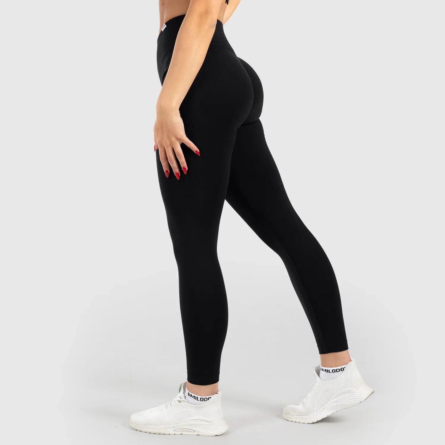Smilodox Cetrina Scrunch Shayla Leggings Schwarz Push-up