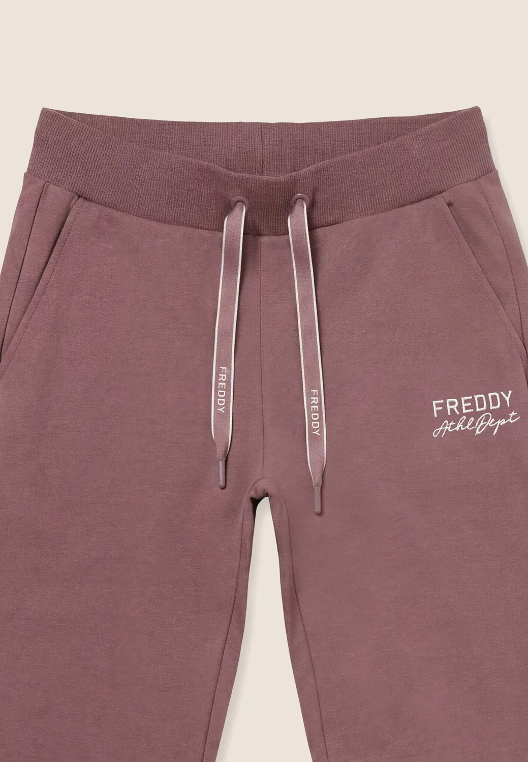 Freddy Regular Fit Sporthose Damen Schwarz Baumwoll-Fleece