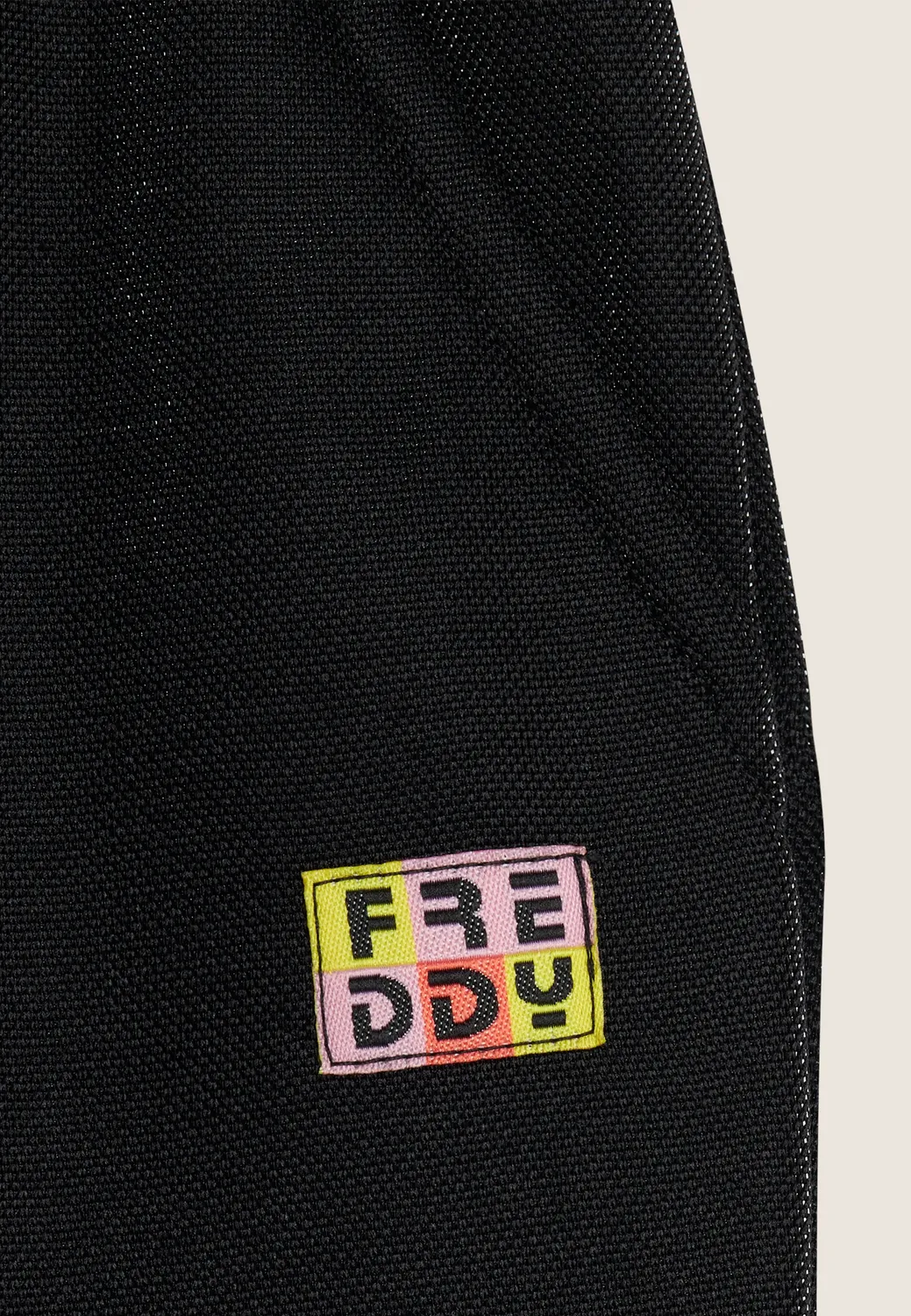 Freddy Comfort Fit Kinderhose Schwarz Kordelzug Polyester