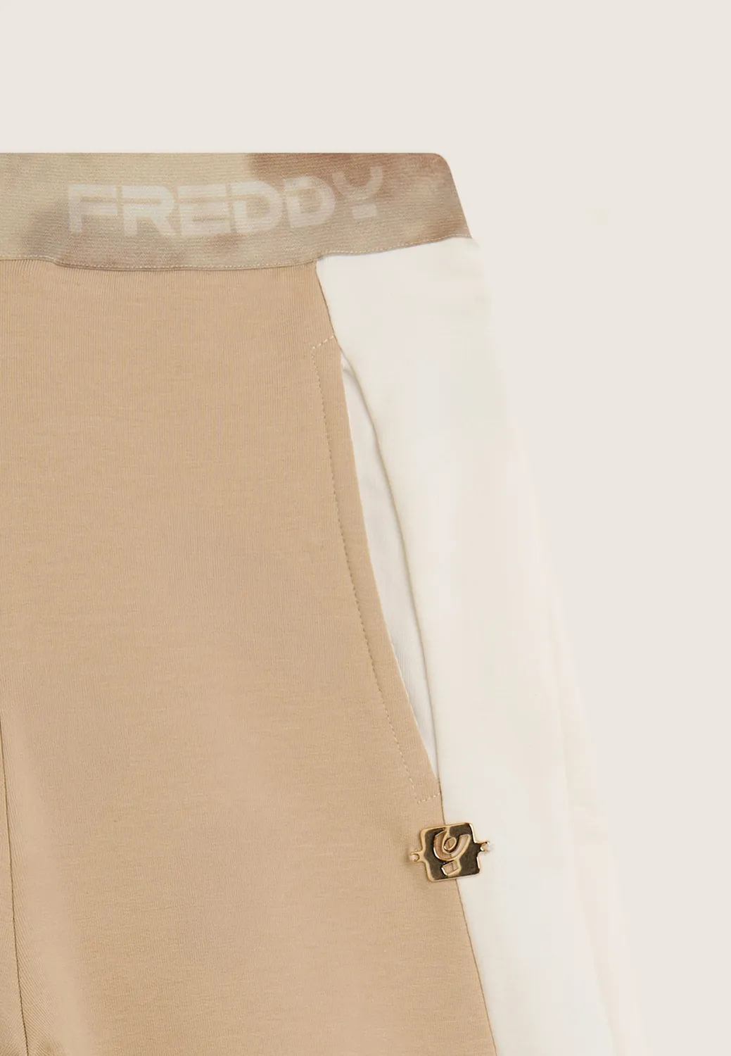 Freddy Barrel Hose Junior beige elastischer Bund
