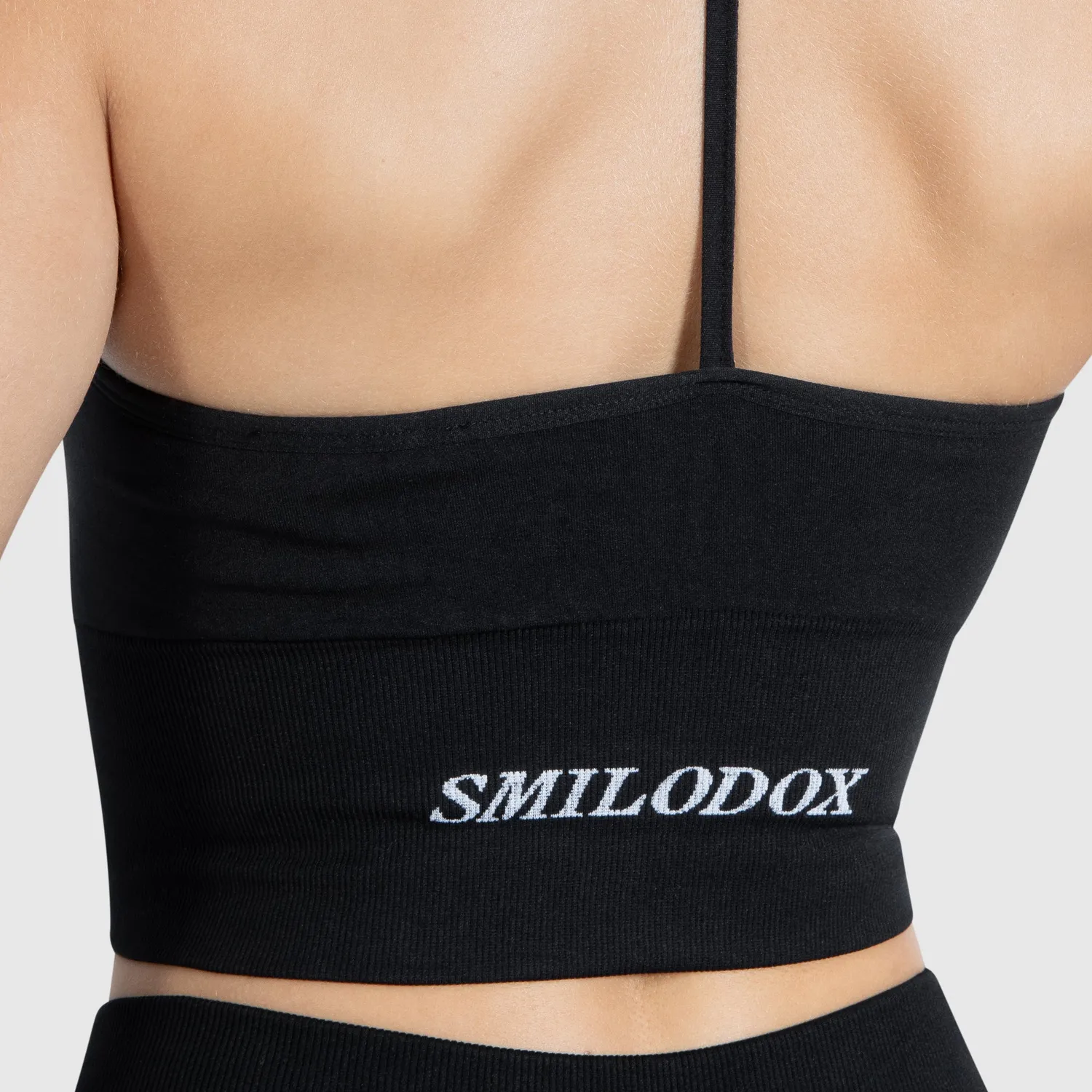 Smilodox Lunara Maria Solid Top Schwarz Lang