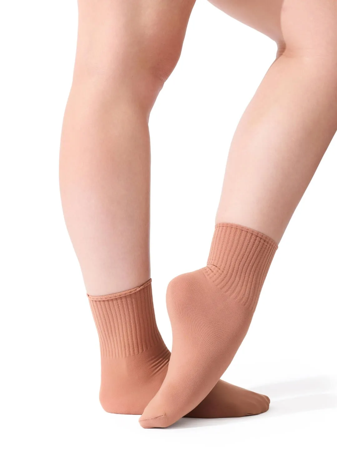 Capezio BG022 Ribbed Tanzsocken Einheitsgröße