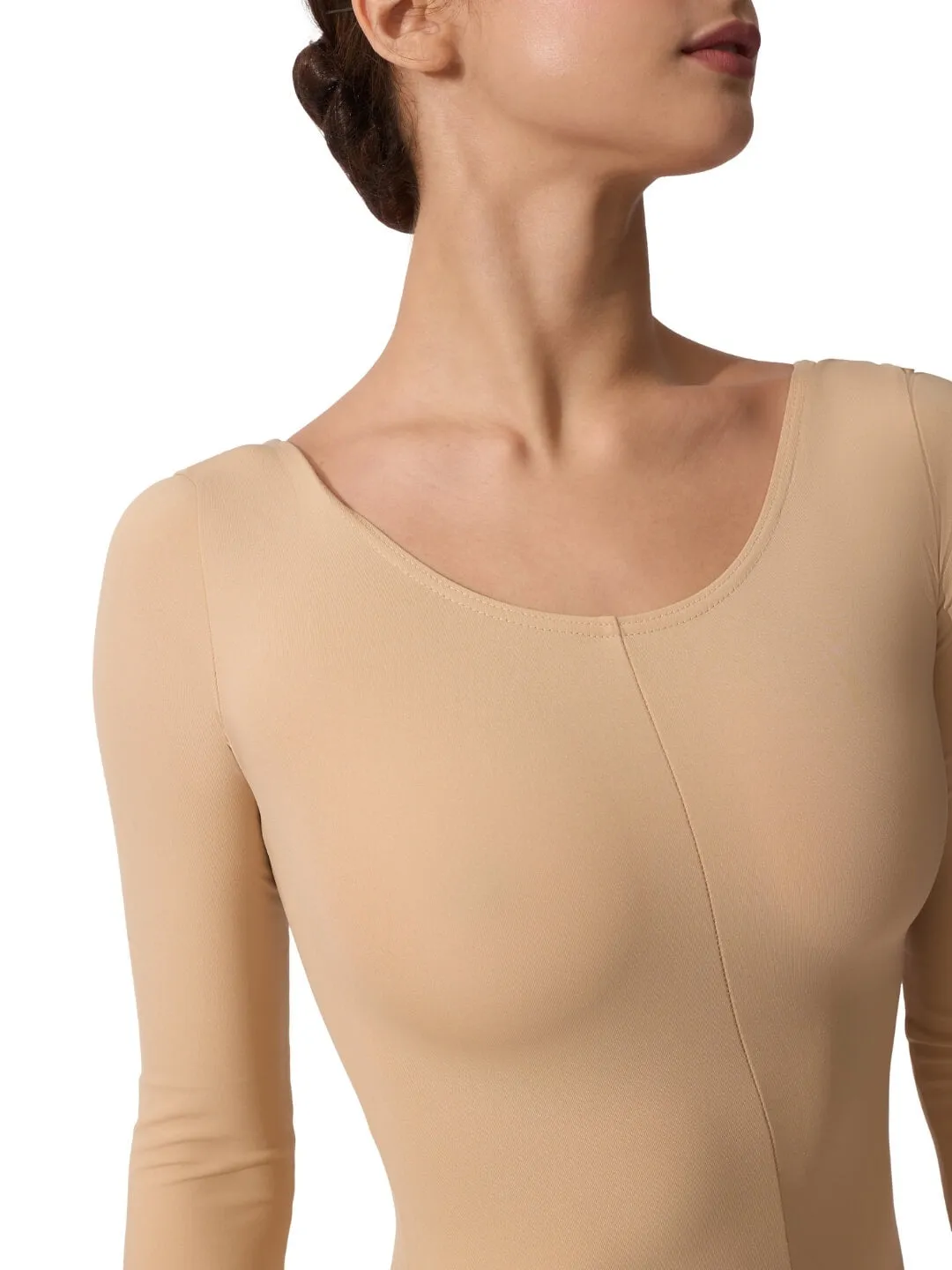 Capezio Team Basics TB114 Langarm Unitard Schwarz Nylon