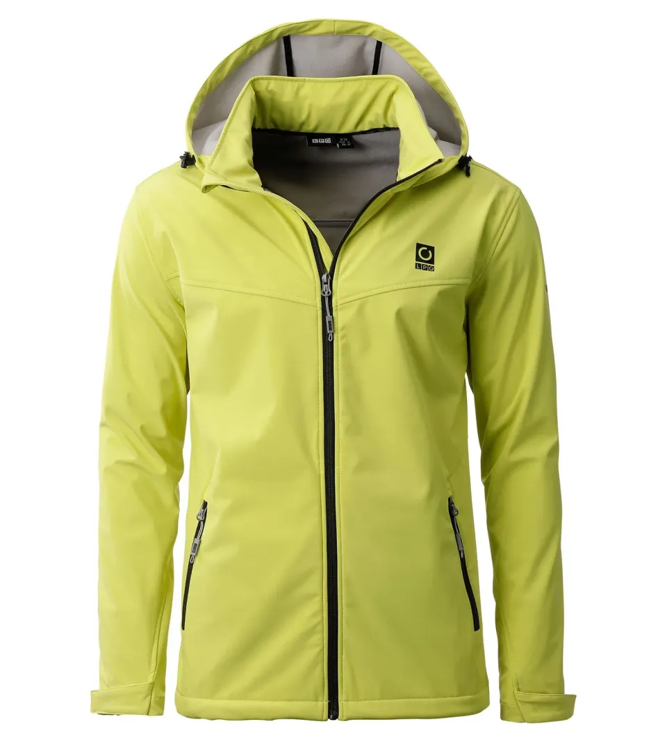 LPO Melvin Softshelljacke gelb Gr. 48 winddicht