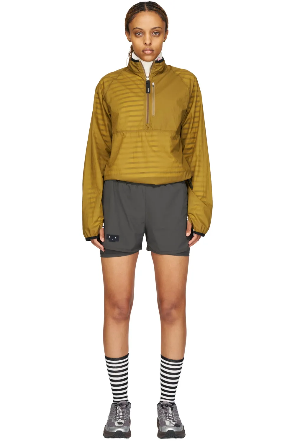 UNNA Smiles Windstopper W Laufjacke Gold Olive leicht