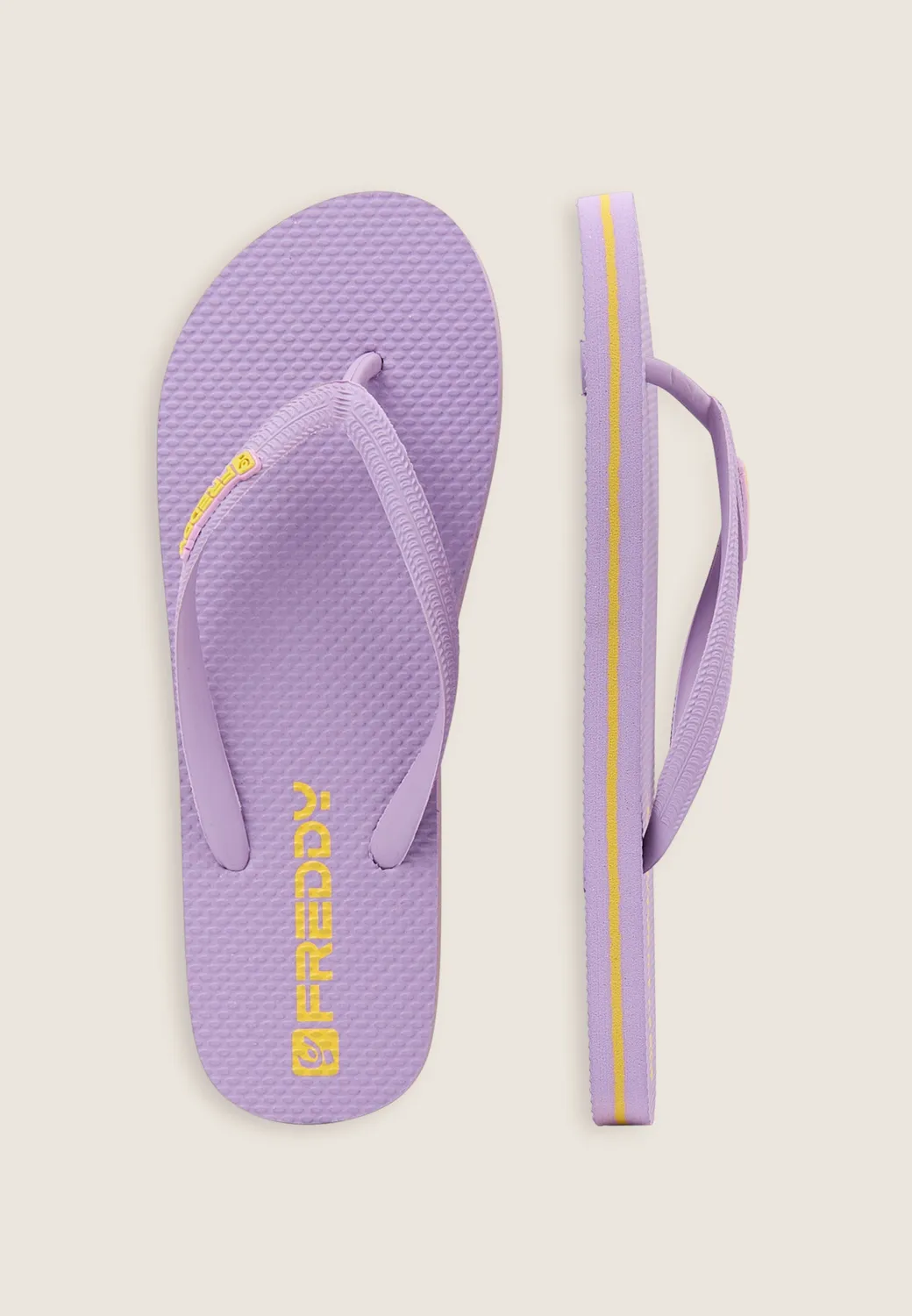 Freddy Flip Flop Zehentrenner Lilla L20 Kontraststreifen