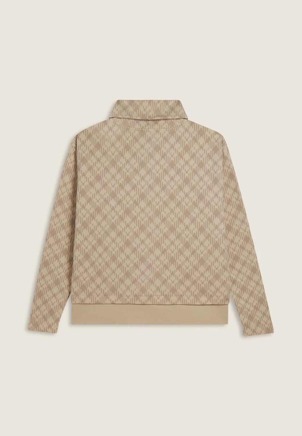 Freddy Comfort Fit Sweatshirt Check Allover Schwarz