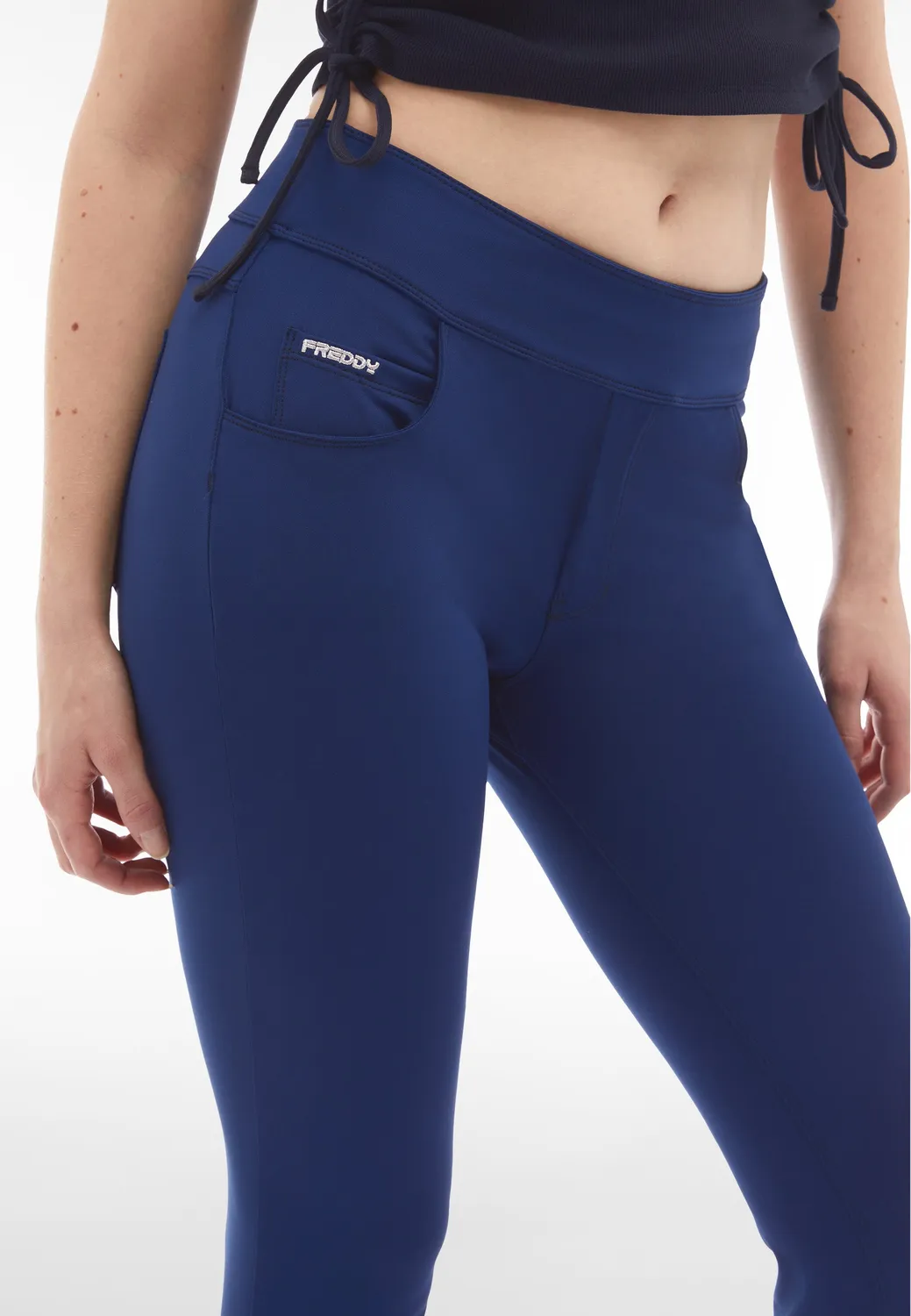 Freddy N.O.W. Leggings Saphirblau Superskinny 7/8