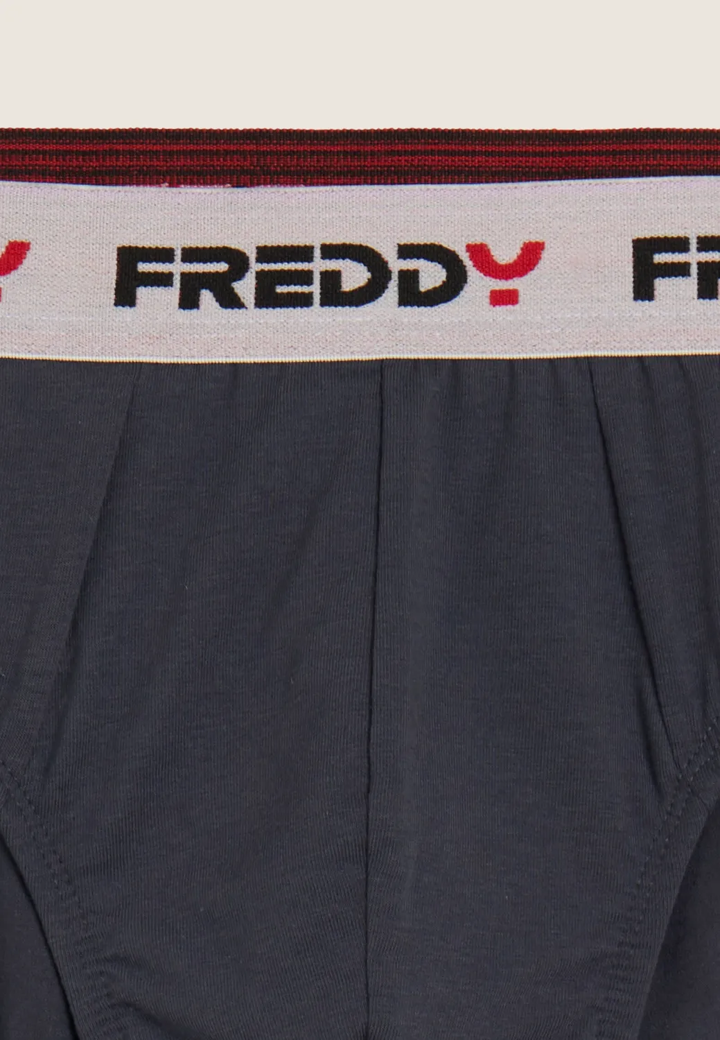 Freddy Jacquard Logo Slip Herren Navy Kontrastbund