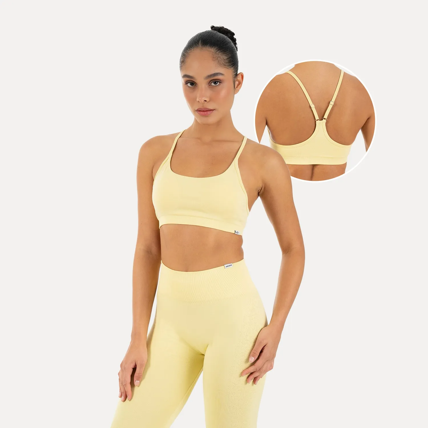 Smilodox Timea Sport BH Damen Schwarz hoher Halt