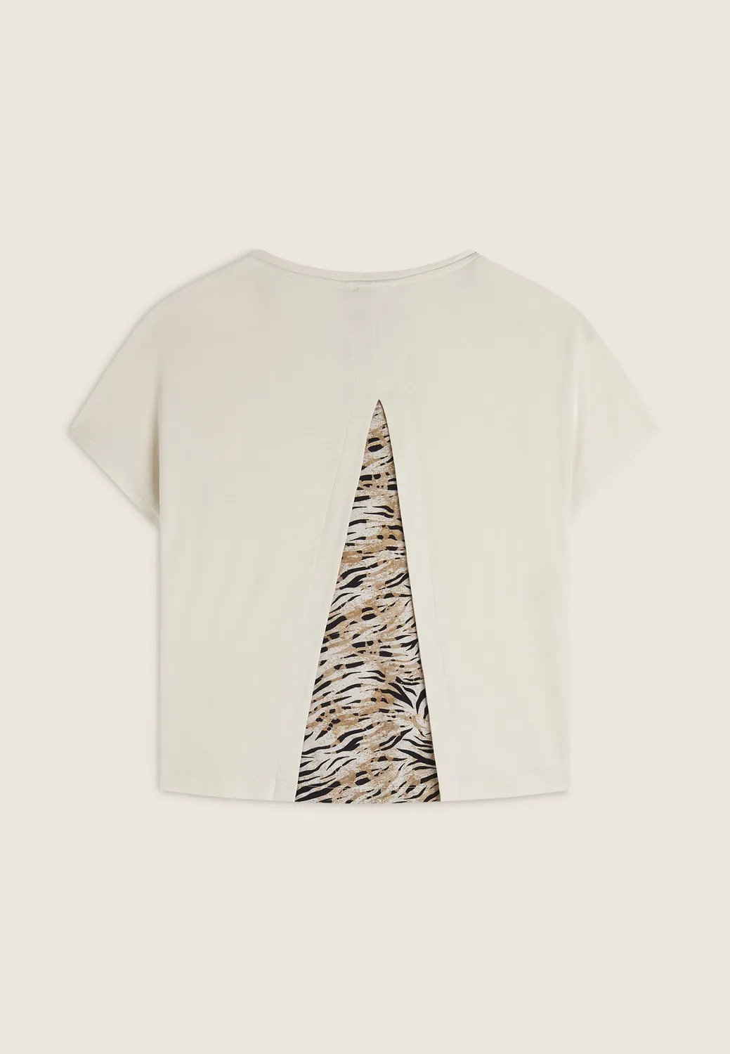 Freddy Zebra Kimono T-Shirt Damen Schwarz NAN103
