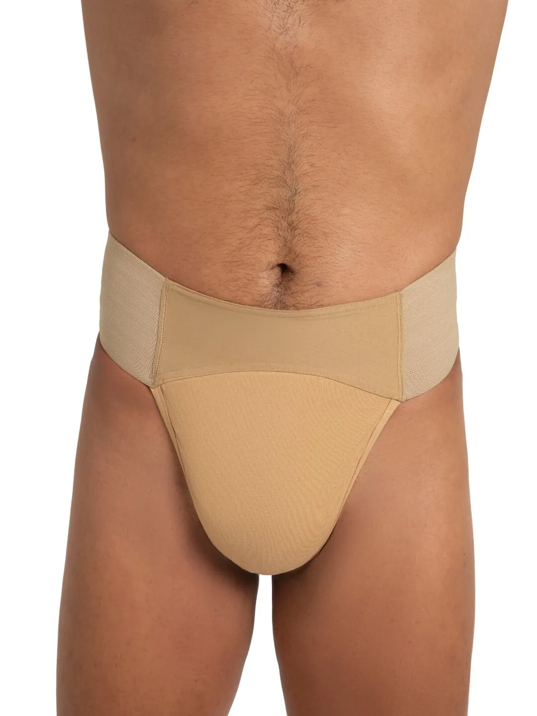 Capezio Quilted Cotton Panel Dance Belt Schwarz Baumwolle