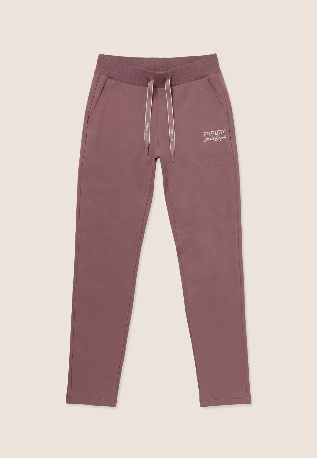 Freddy Regular Fit Sporthose Damen Schwarz Baumwoll-Fleece