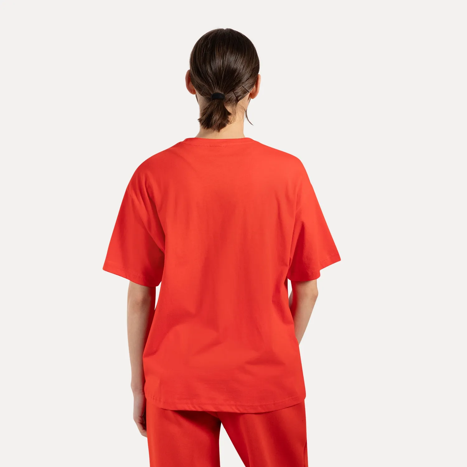 Smilodox Lunara Lyanna T-Shirt Schwarz Oversize Baumwolle