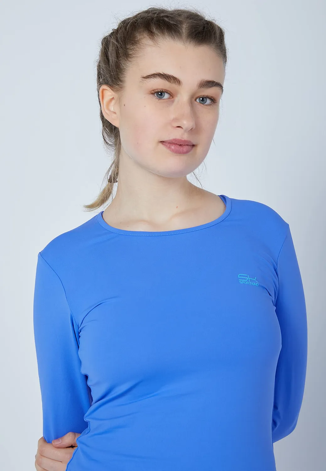 SPORTKIND Langarmshirt UPF 50+ Shirt schwarz atmungsaktiv