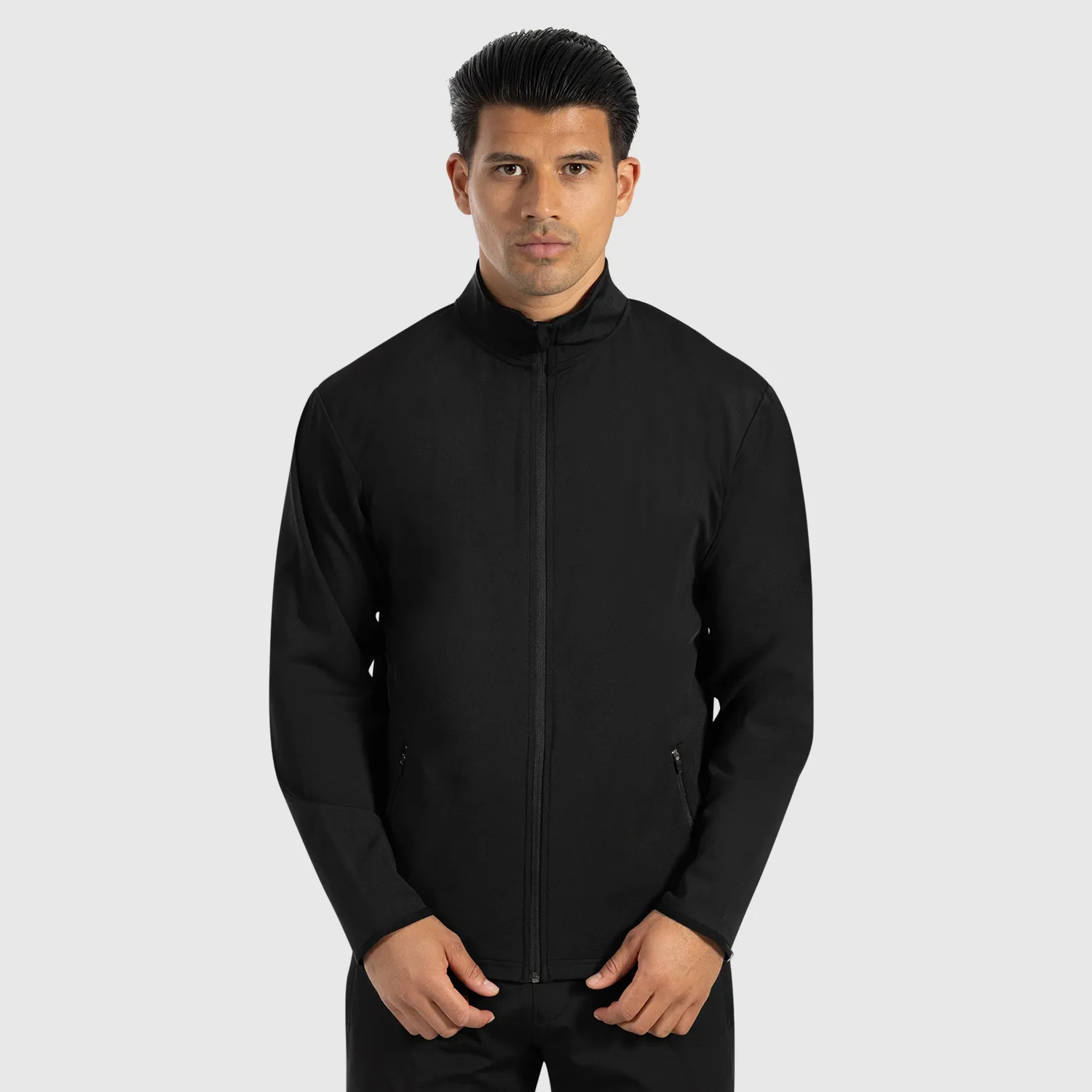 Smilodox Zeyn Trainingsjacke Schwarz atmungsaktiv