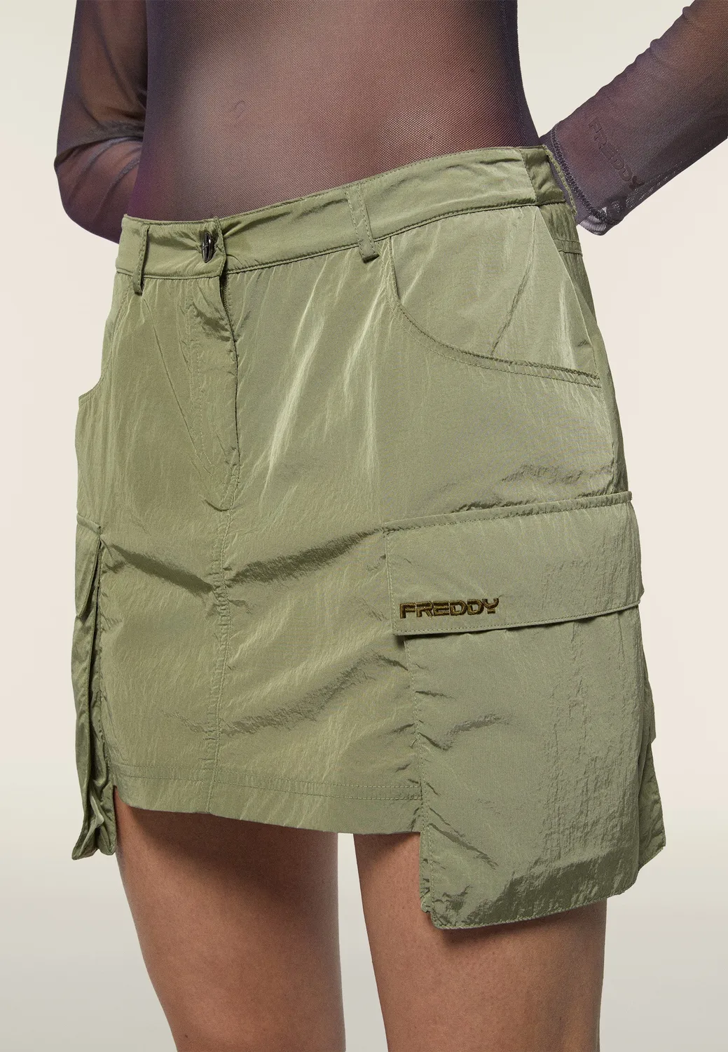 Freddy Mini Rock Nero N Nylon Cargotaschen