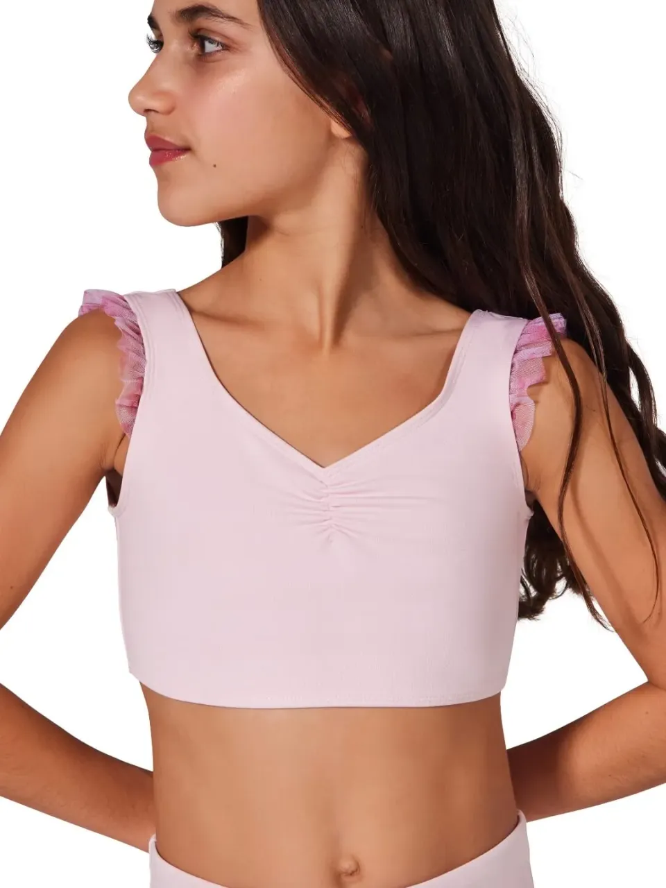 Capezio Coming Up Roses Rosy Top F12436C Kindertop Pink Mesh