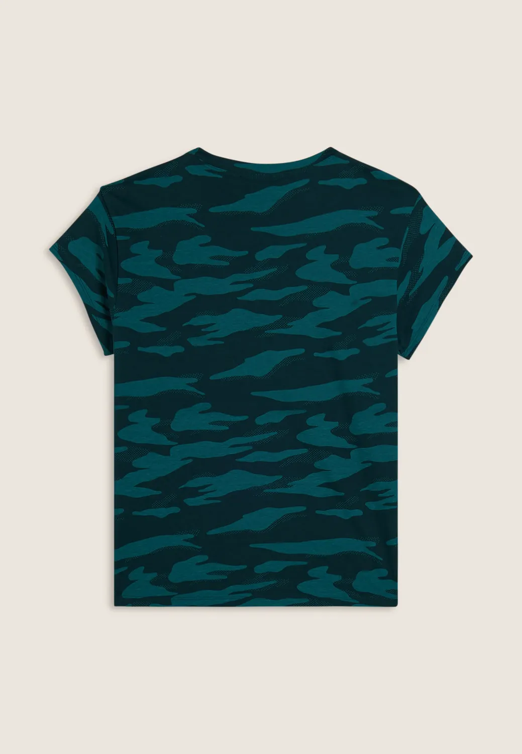 Freddy Camouflage T-Shirt Altrosa Flügelärmel