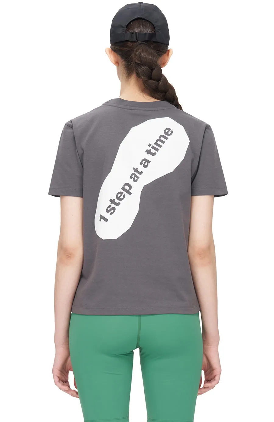 UNNA 1 Step T-Shirt Damen Magnet Grey Bio-Baumwolle