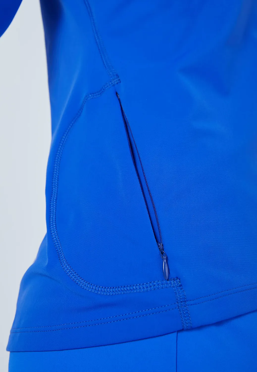 SPORTKIND Joggingjacke Kapuze Damen Schwarz RV-Tasche