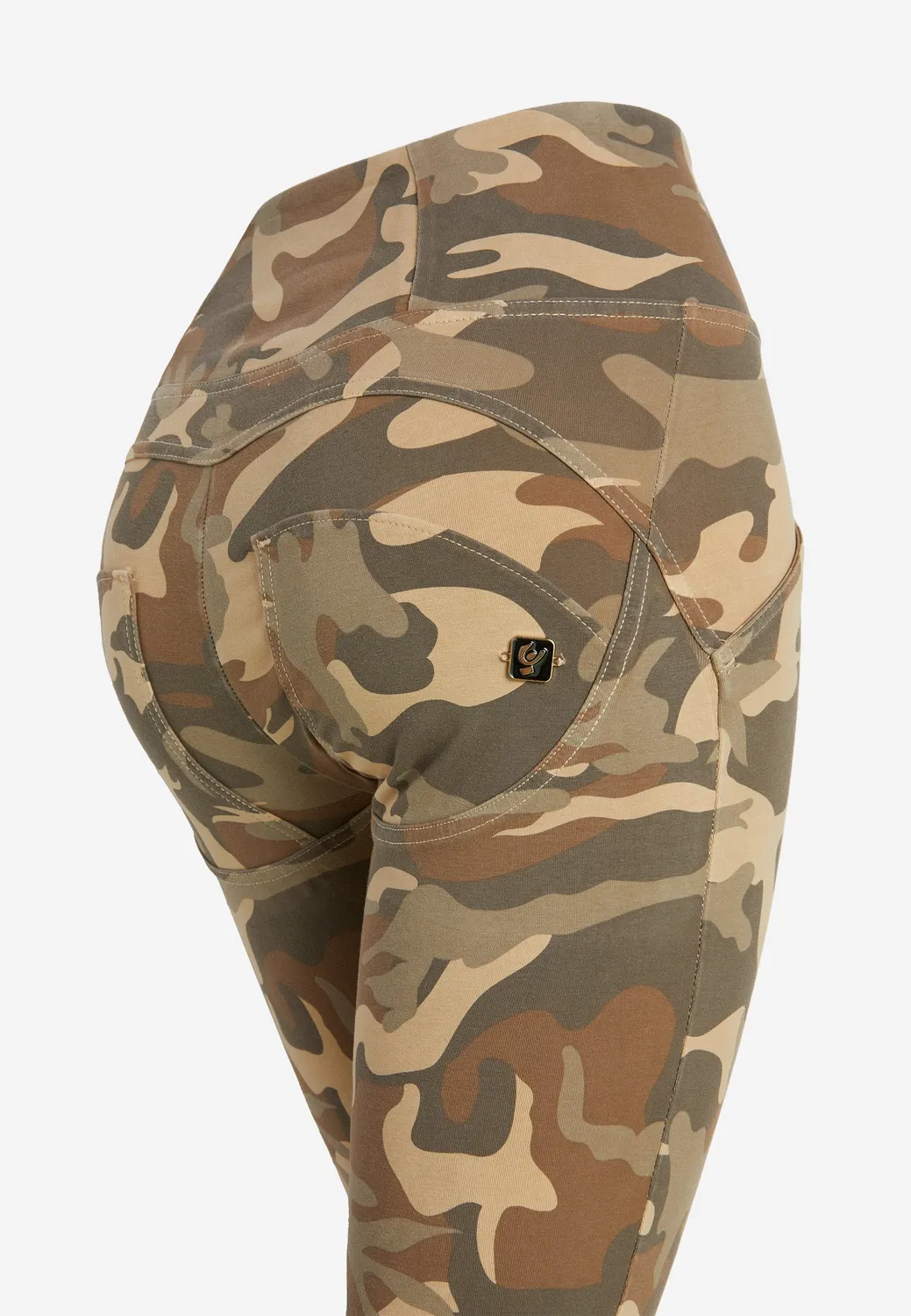 Freddy WR.UP Hose Camouflage Beige Superskinny