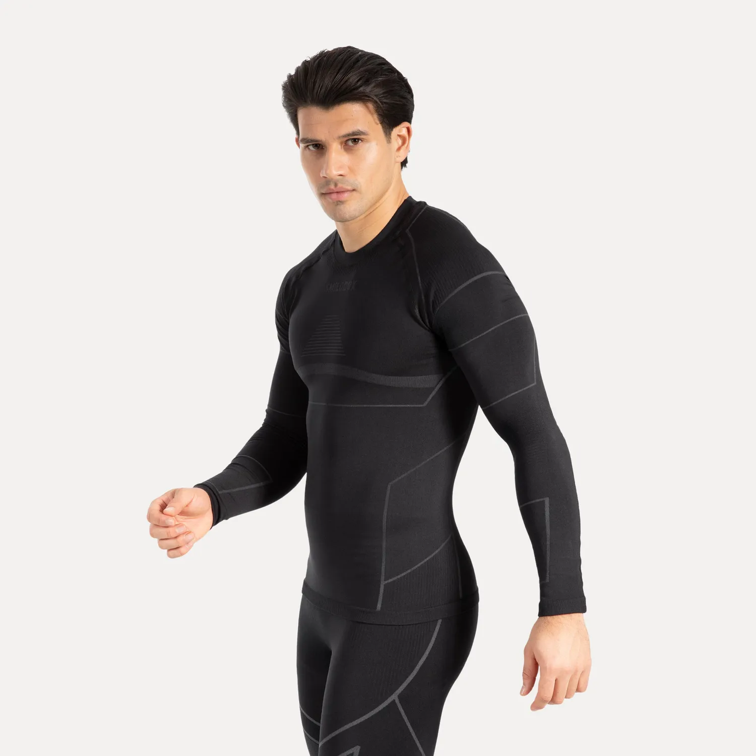 Smilodox Zeyn Tarian Seamless Thermo Set Schwarz wärmend