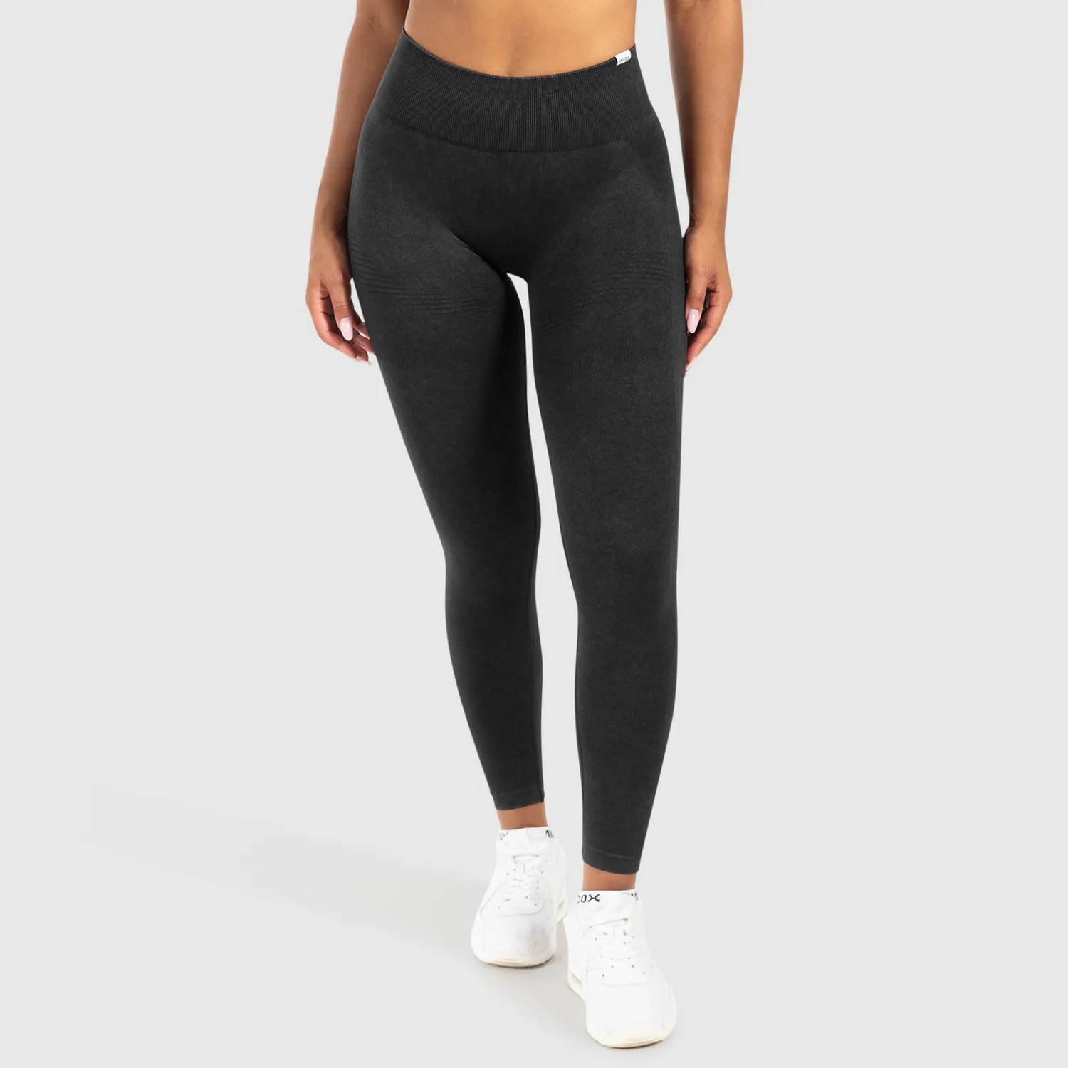Smilodox Yune Seamless Scrunch Leggings Schwarz blickdicht