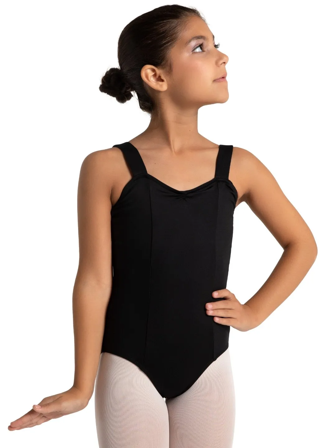 Capezio Studio Collection SE1012C Trikot Schwarz blickdicht