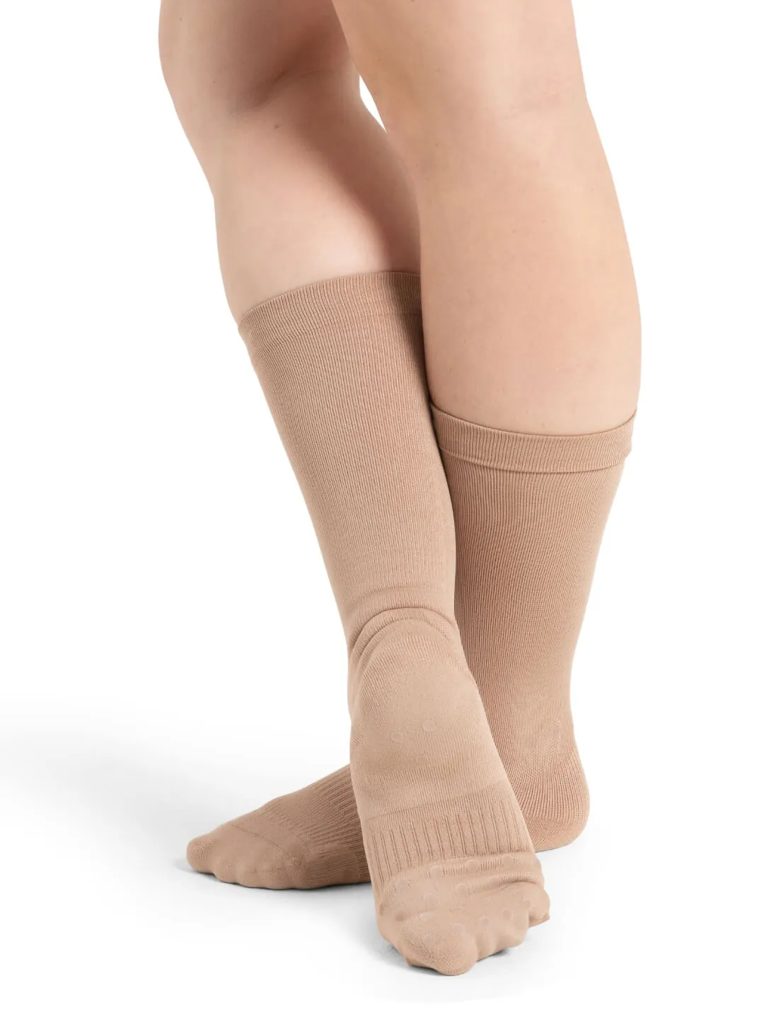 Capezio Lifeknit H073 Socken Skintone 01 Stütz-Kompression
