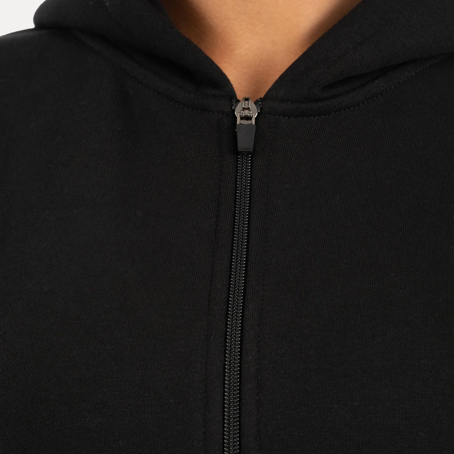 Smilodox Saria Zip Hoodie Damen Schwarz