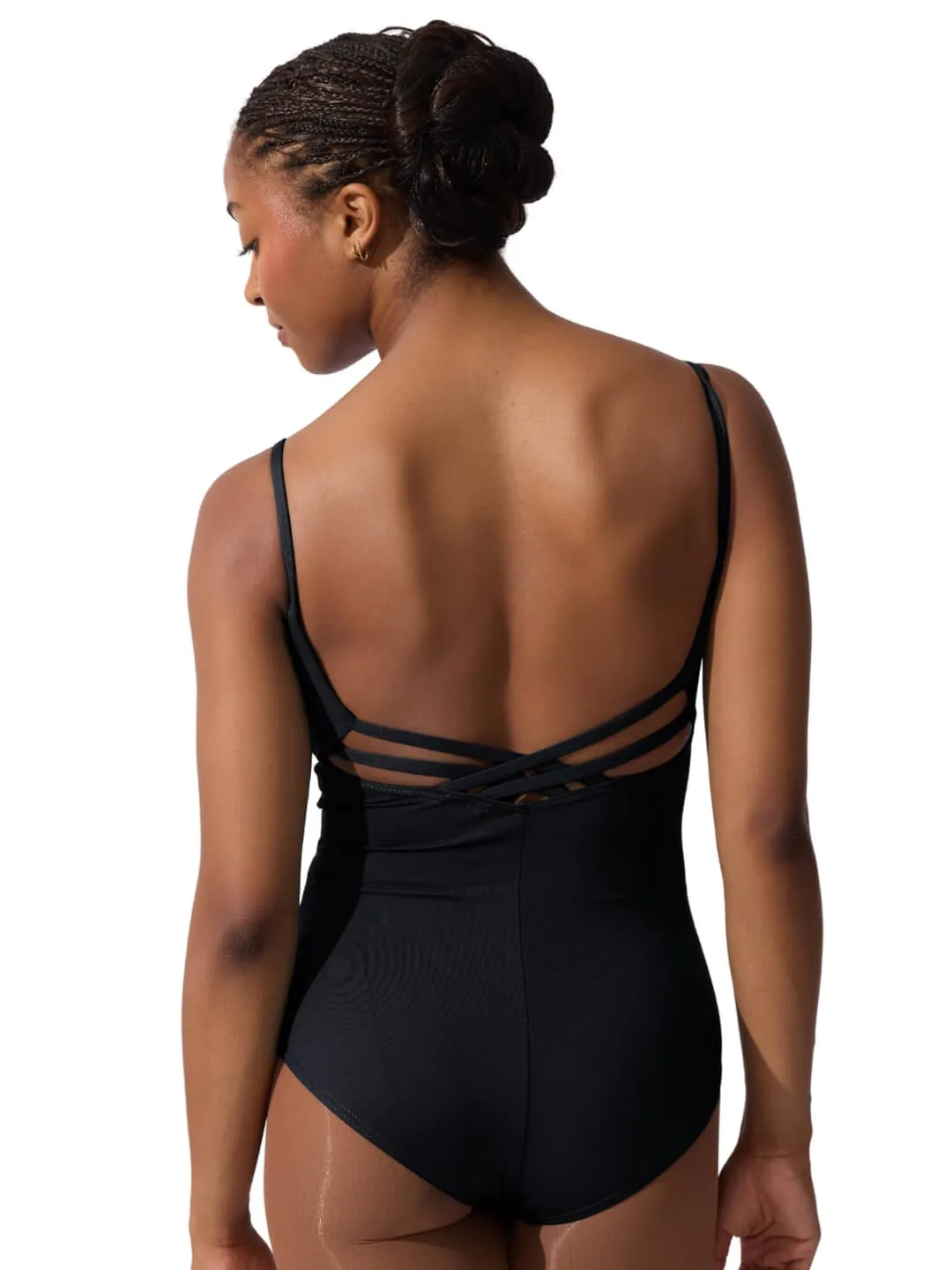 Capezio Studio Collection SE1030W Ballett-Trikot Schwarz Gitterrücken