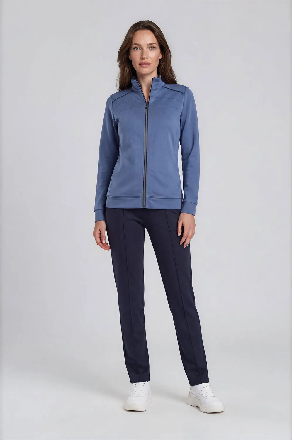 LPO Resi Trainingsanzug Damen blau French Terry