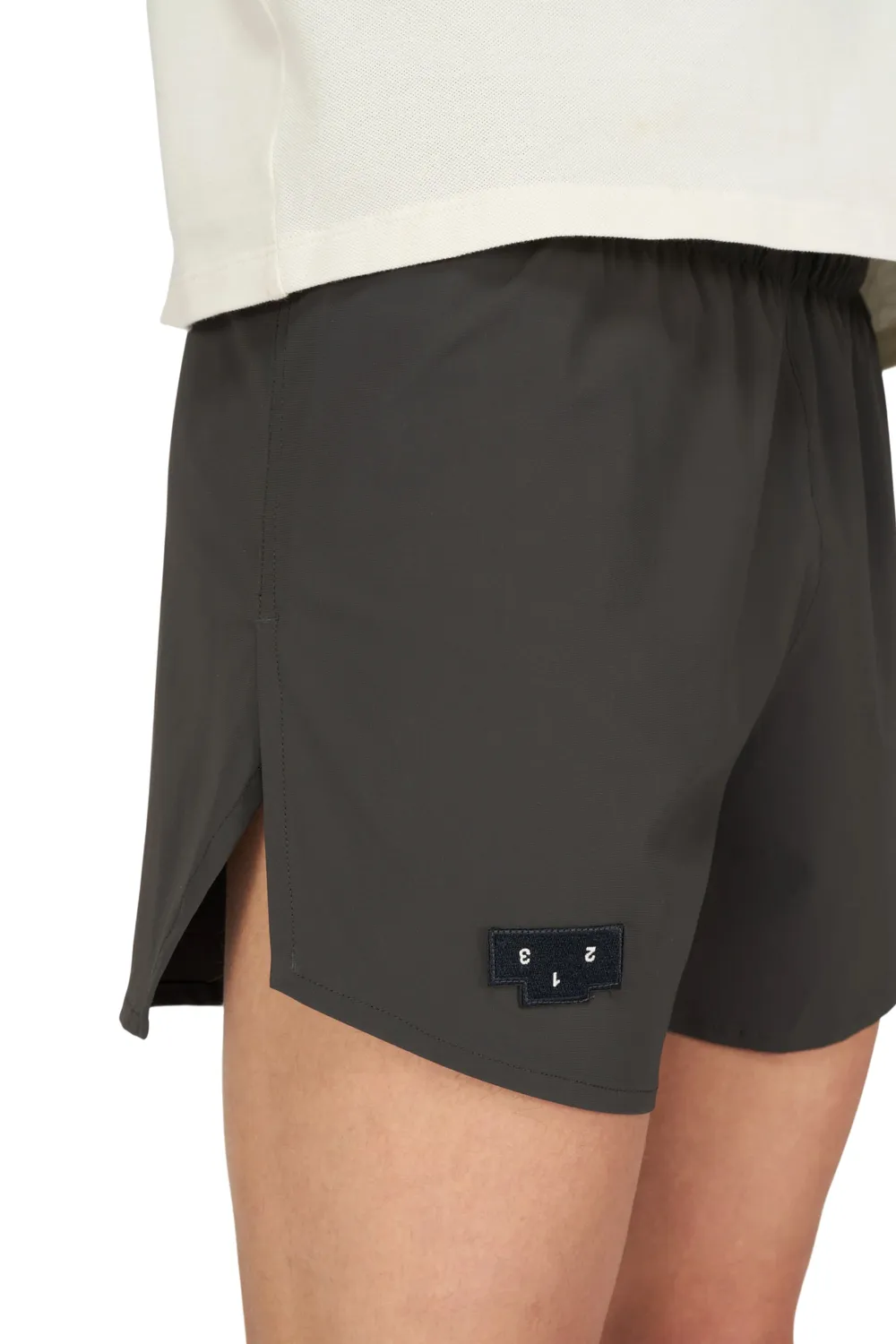 UNNA Tempo Shorts Laufshorts Herren Dark Grey Econyl
