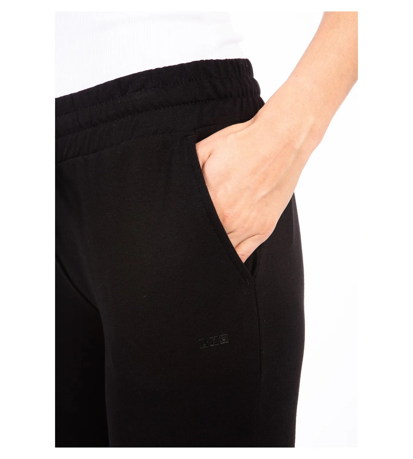 LPO Pietra 2 Damen 7/8 Hose schwarz French Terry