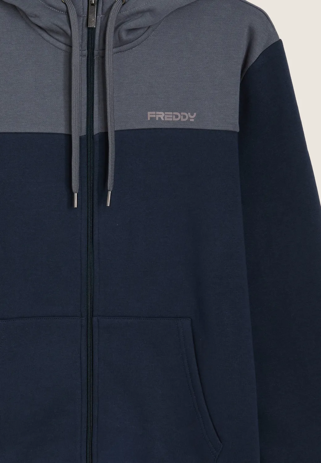 Freddy Colour Block Trainingsanzug Herren Kapuze Blau