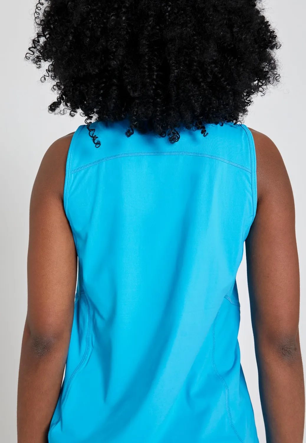 SPORTKIND Basic Tanktop Loose Fit Weiß atmungsaktiv