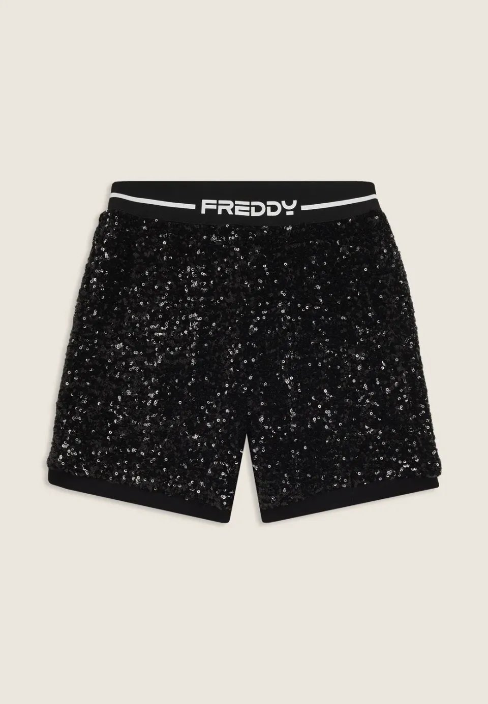 Freddy Junior Shorts Schwarz Pailletten Glitzer