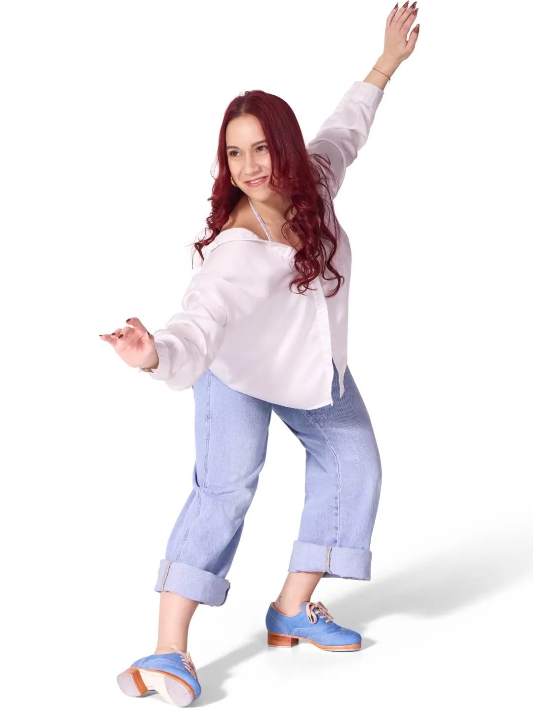 Capezio Roxy 960F Steppschuh Light Denim klarer Klang