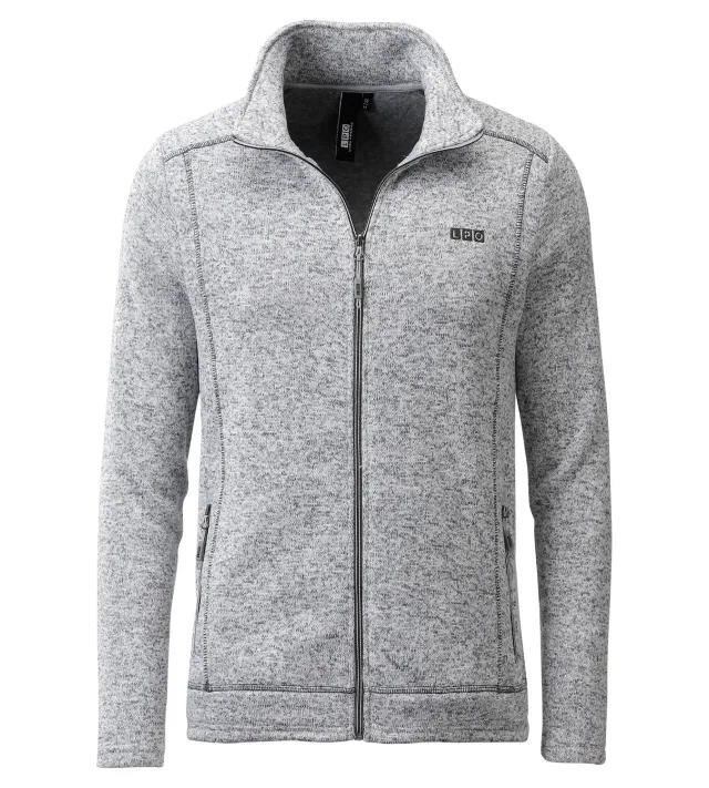LPO Owen 2 Feinstrickjacke hellgrau Herren